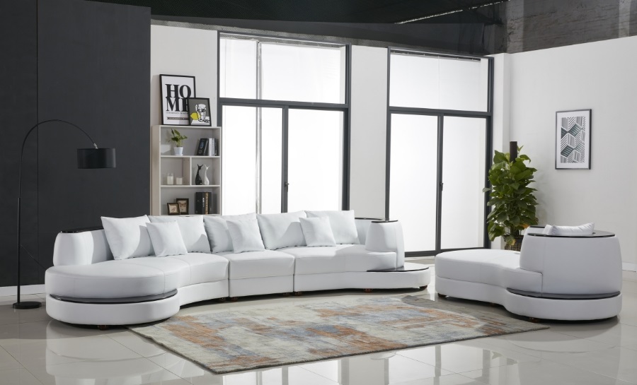 Sierra Leather Sofa Lounge Set